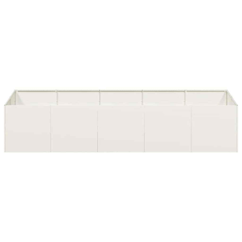 plantekasse 200x80x40 cm stål hvid