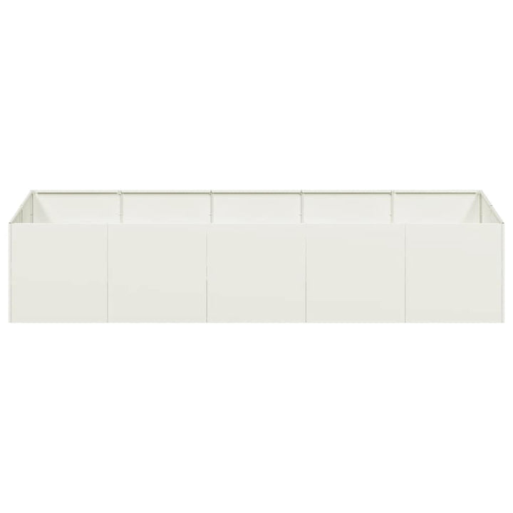 plantekasse 200x80x40 cm stål hvid