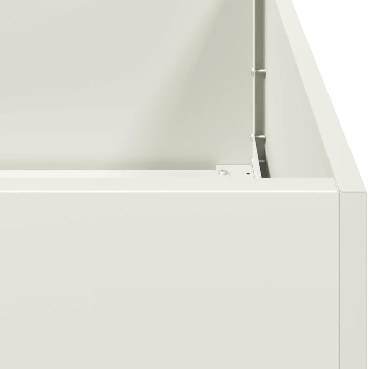 plantekasse 200x80x40 cm stål hvid