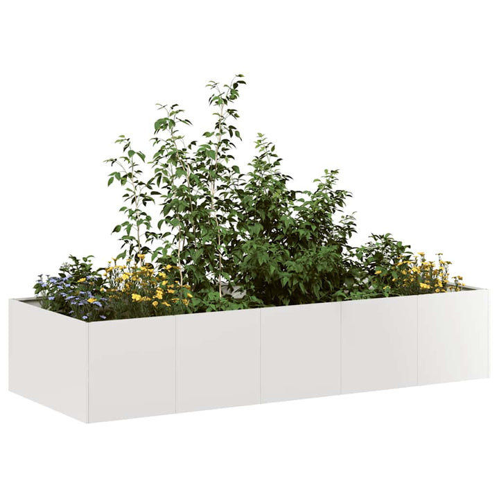 plantekasse 200x80x40 cm rustfrit stål