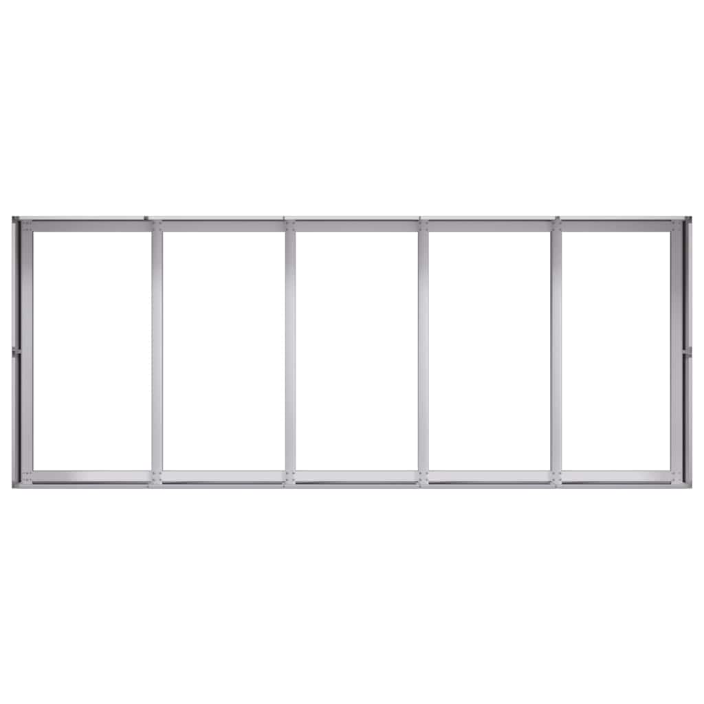 plantekasse 200x80x40 cm galvaniseret stål