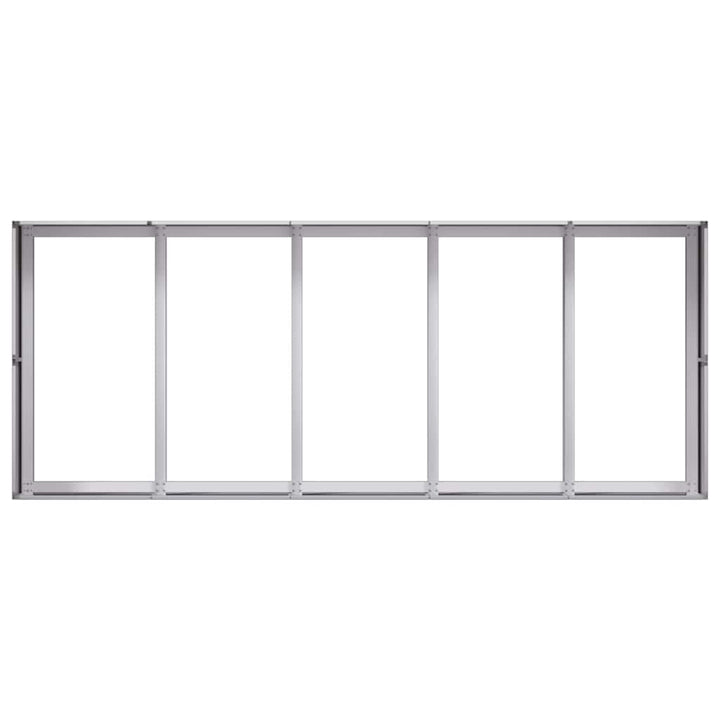 plantekasse 200x80x40 cm galvaniseret stål