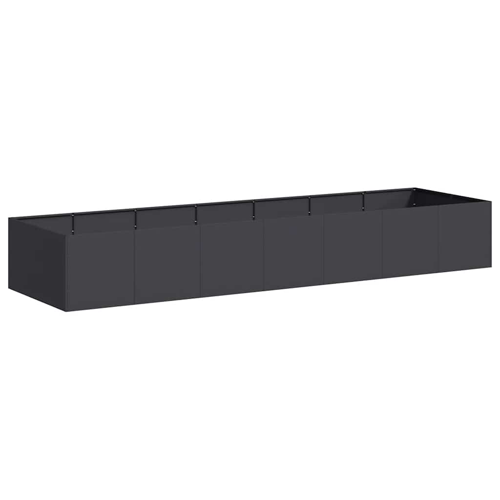 plantekasse 280x80x40 cm stål sort
