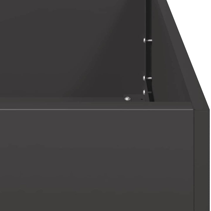 plantekasse 280x80x40 cm stål sort
