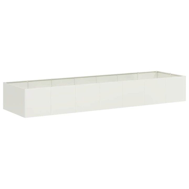 plantekasse 280x80x40 cm stål hvid