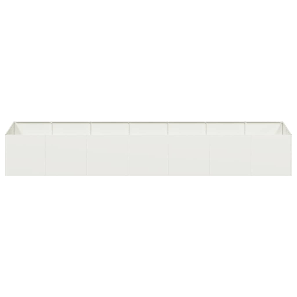 plantekasse 280x80x40 cm stål hvid