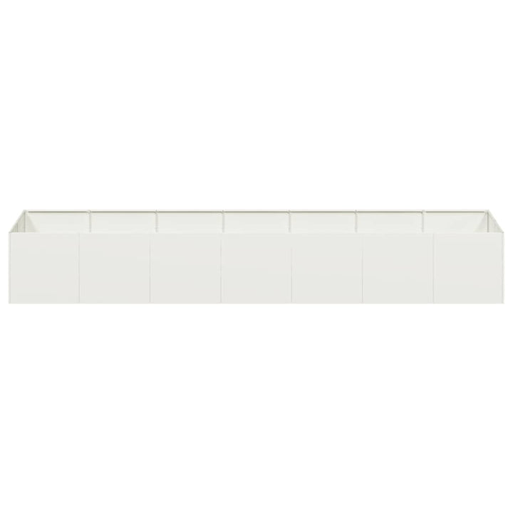 plantekasse 280x80x40 cm stål hvid