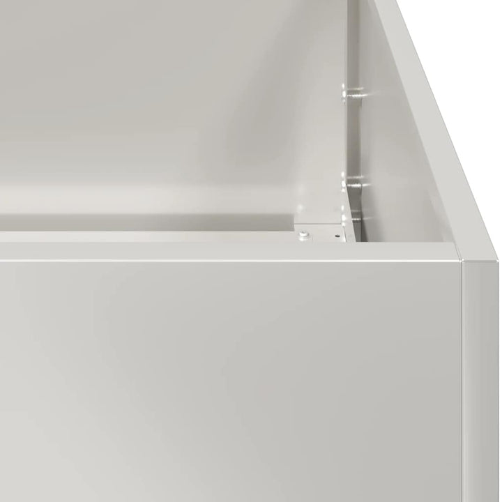 plantekasse 280x80x40 cm rustfrit stål