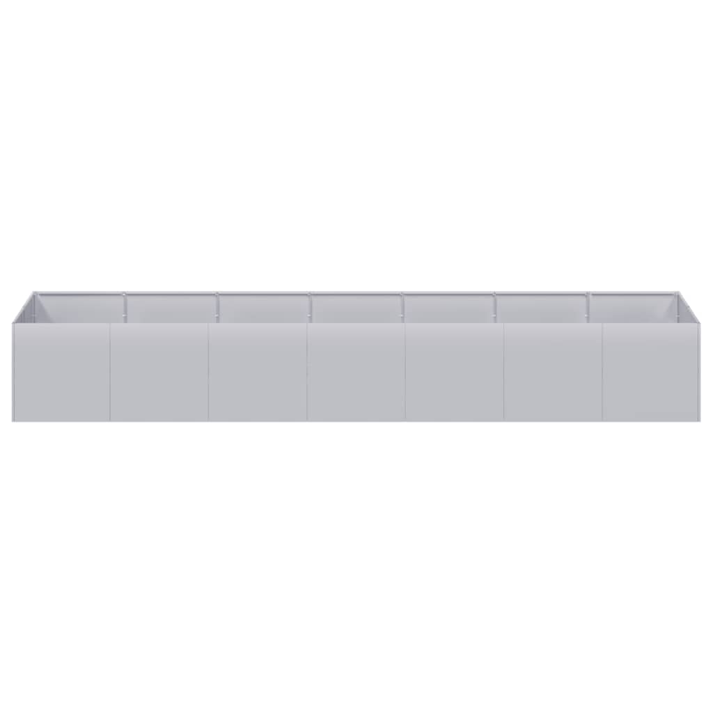 plantekasse 280x80x40 cm galvaniseret stål