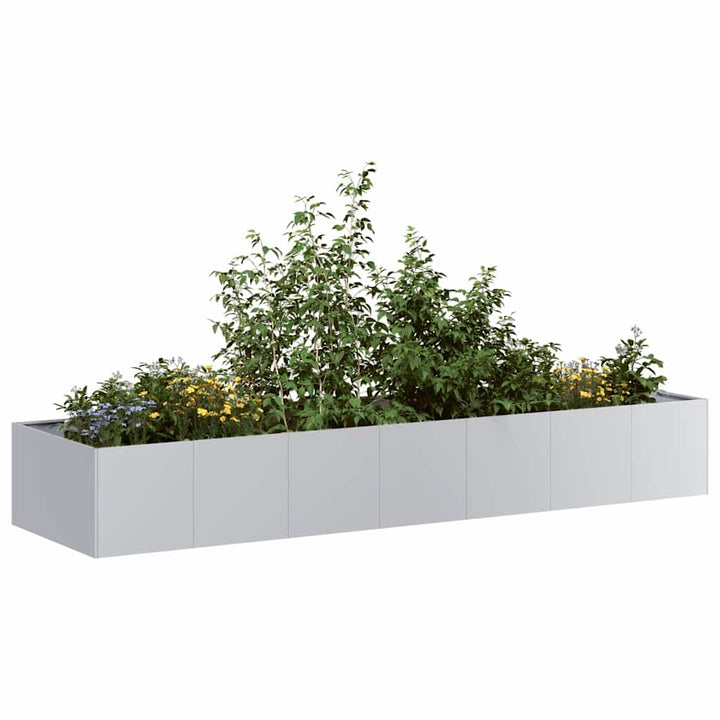 plantekasse 280x80x40 cm galvaniseret stål
