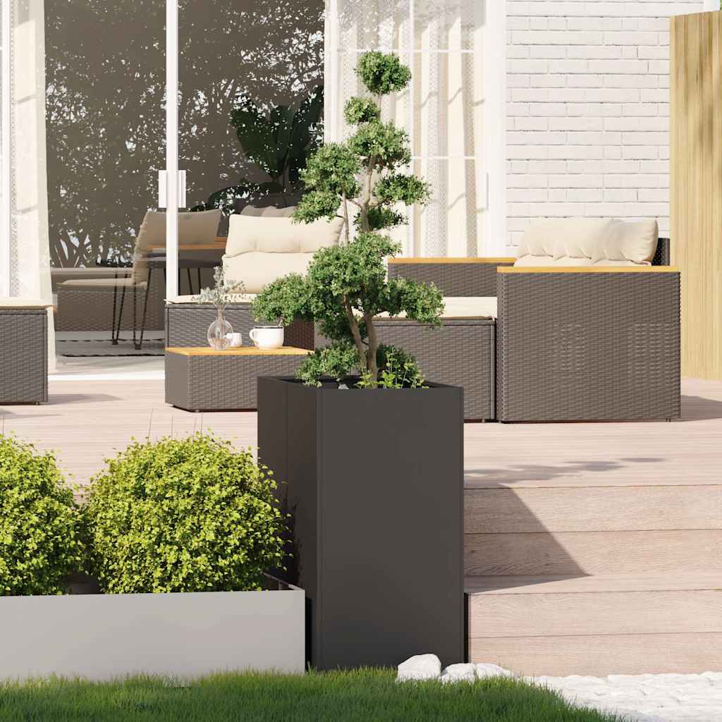 plantekasse 40x80x80 cm stål sort