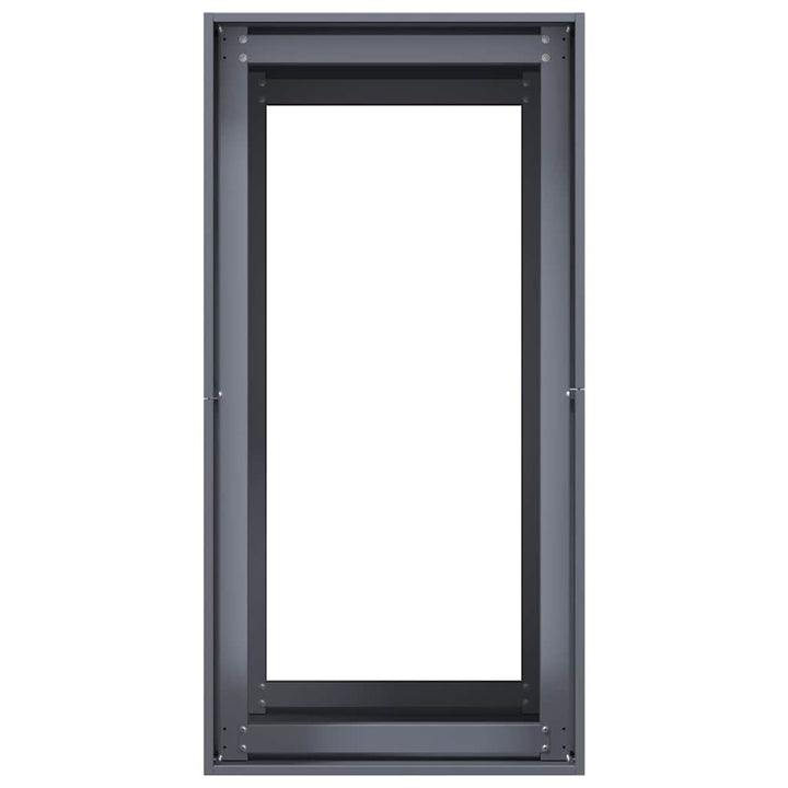 plantekasse 40x80x80 cm stål antracitgrå