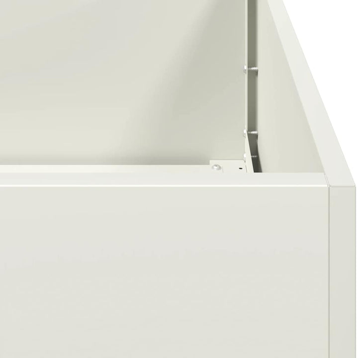 plantekasse 80x80x80 cm stål hvid