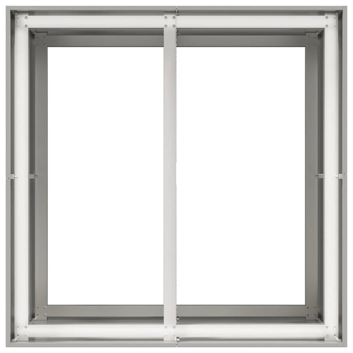 plantekasse 80x80x80 cm rustfrit stål