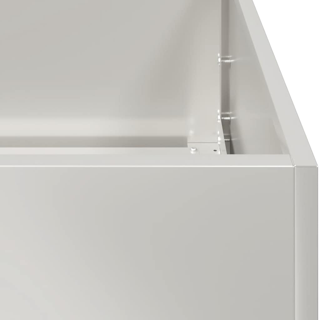 plantekasse 80x80x80 cm rustfrit stål