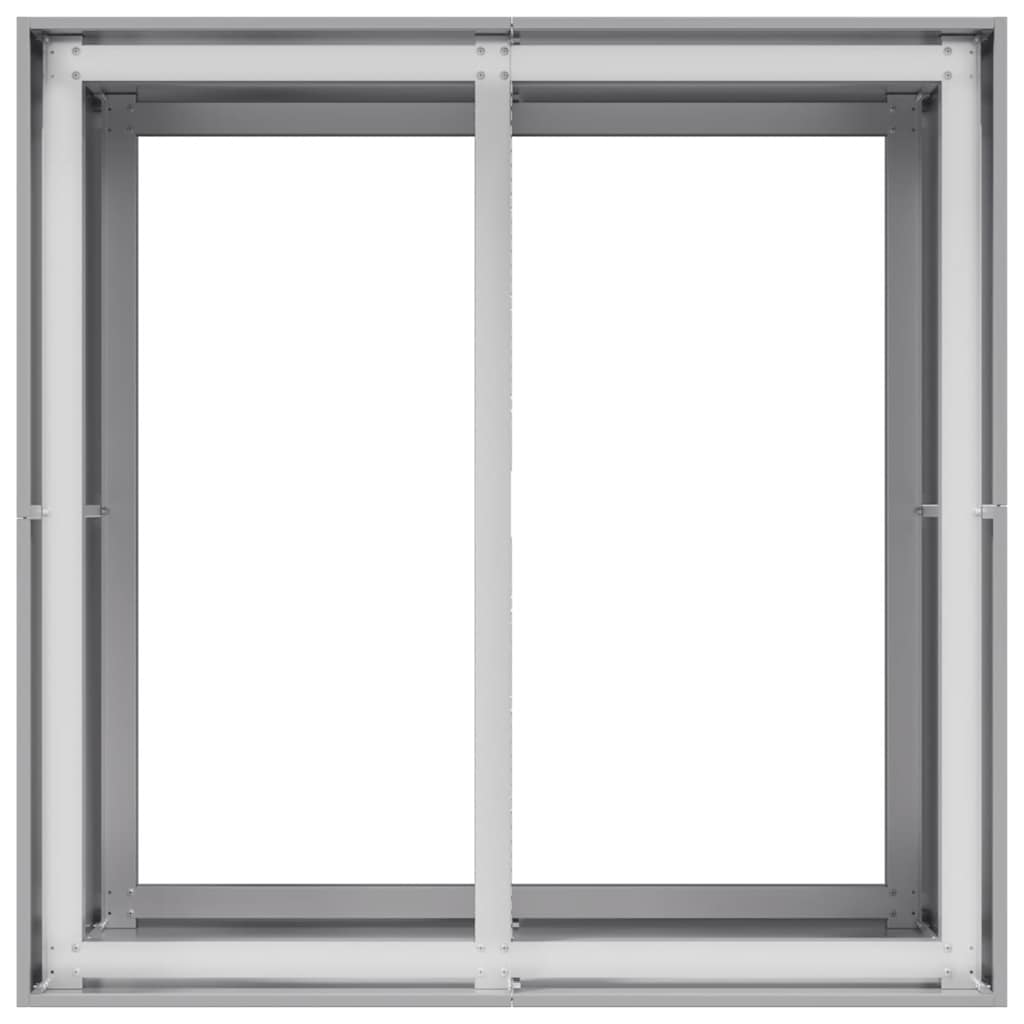 plantekasse 80x80x80 cm galvaniseret stål