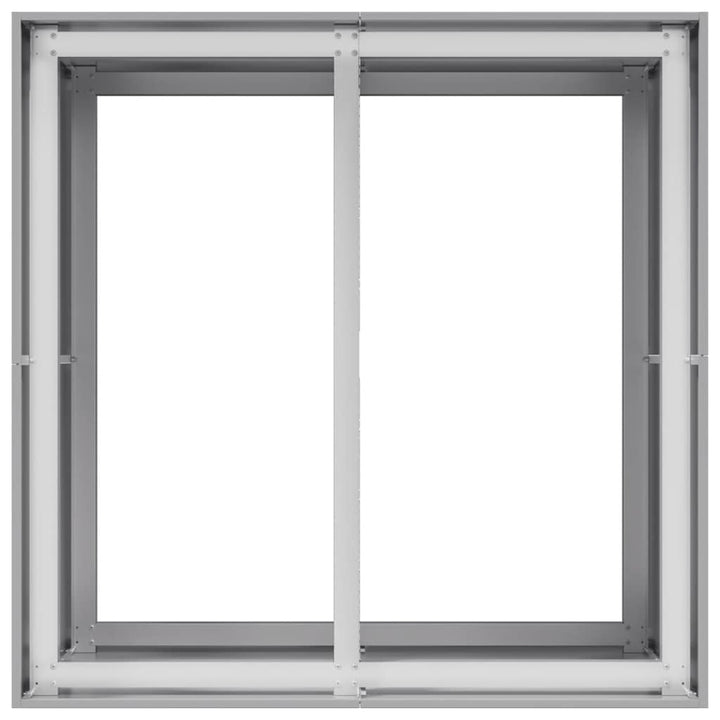 plantekasse 80x80x80 cm galvaniseret stål