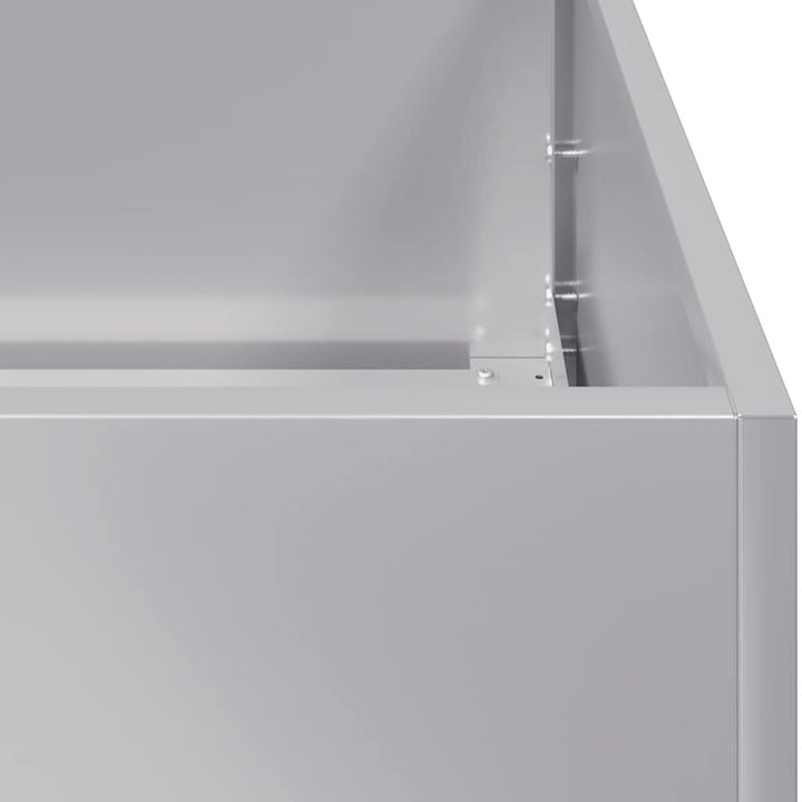 plantekasse 80x80x80 cm galvaniseret stål