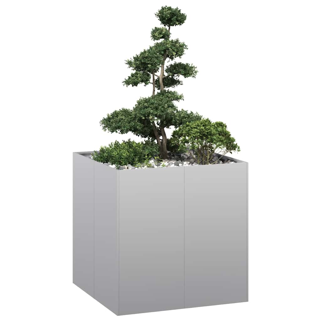 plantekasse 80x80x80 cm galvaniseret stål