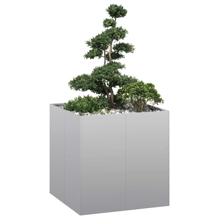plantekasse 80x80x80 cm galvaniseret stål