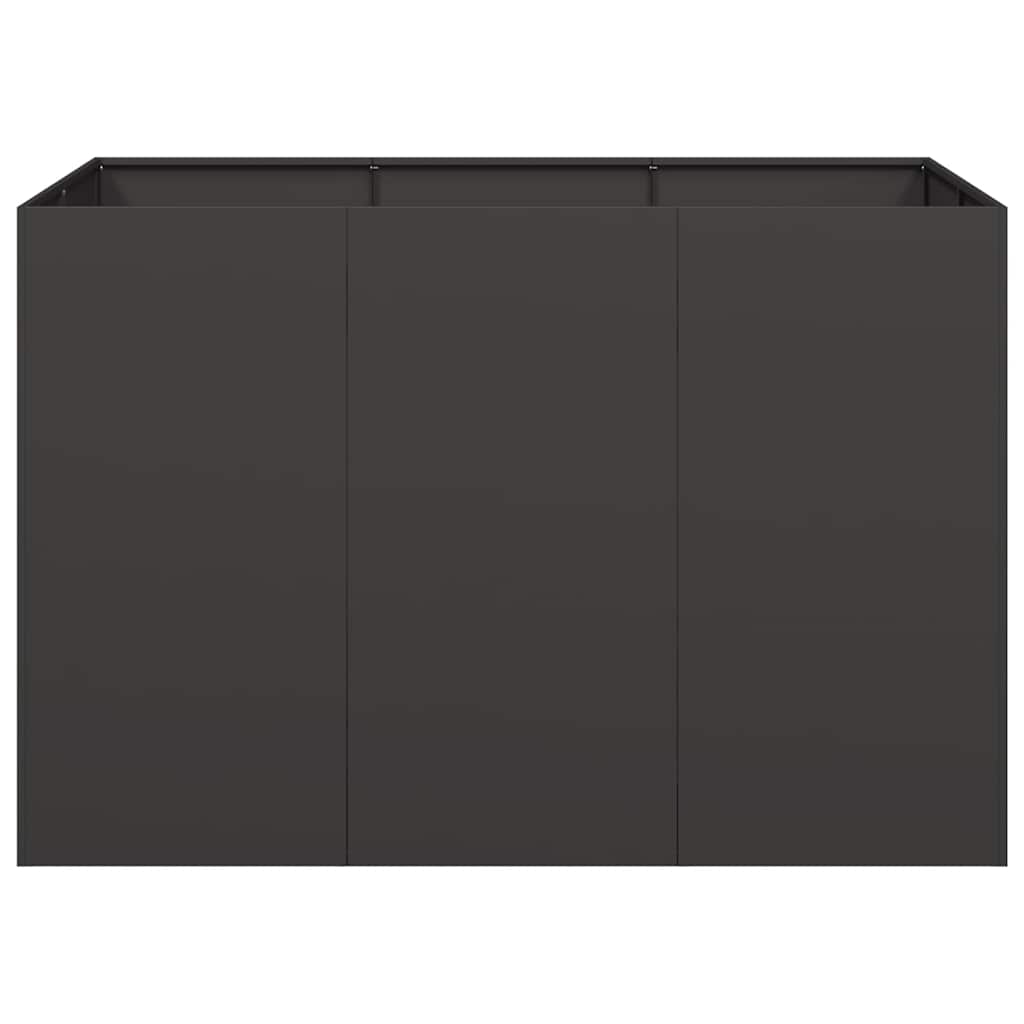 plantekasse 120x80x80 cm stål sort