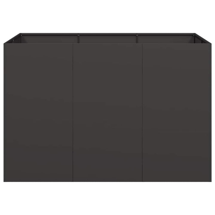 plantekasse 120x80x80 cm stål sort