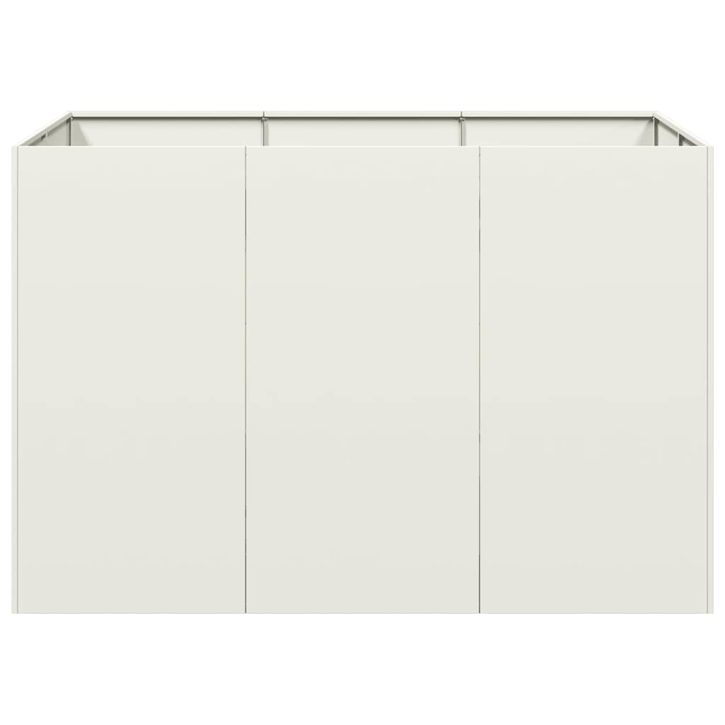 plantekasse 120x80x80 cm stål hvid