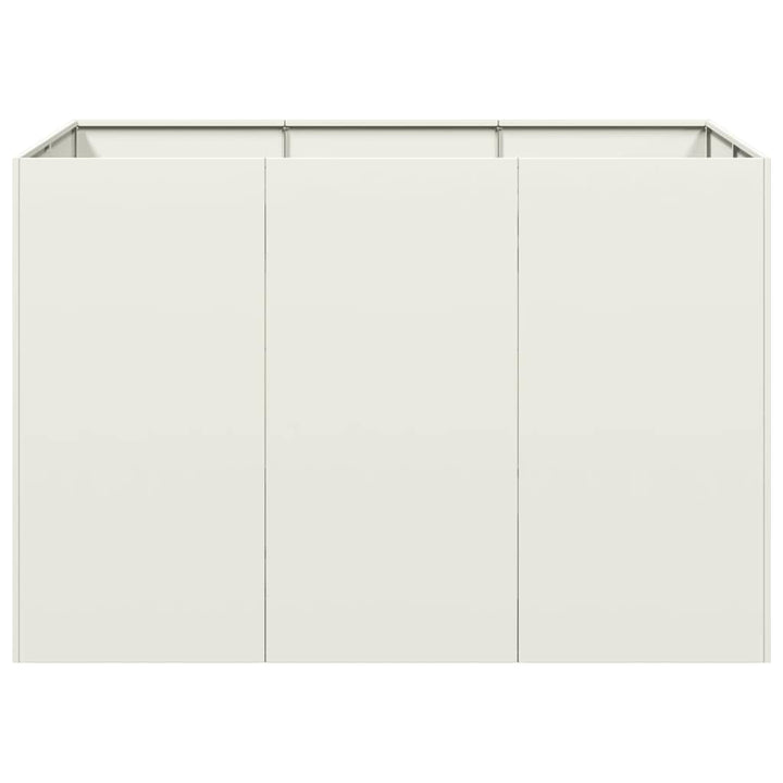 plantekasse 120x80x80 cm stål hvid