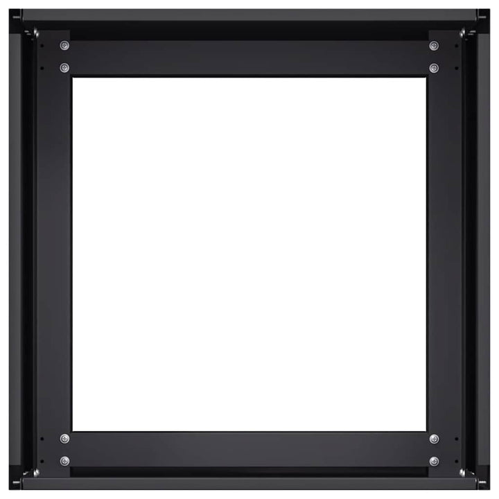 plantekasse 40x40x30 cm stål sort