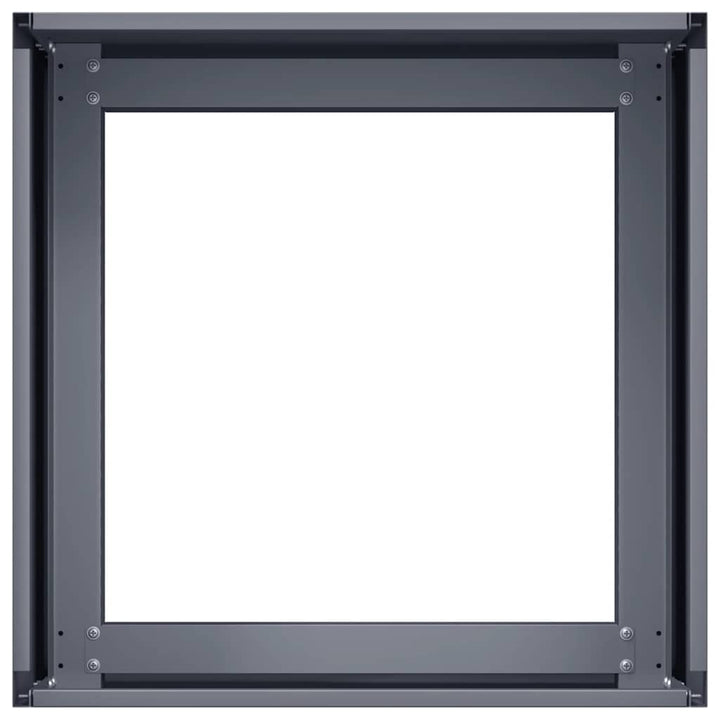 plantekasse 40x40x30 cm stål antracitgrå