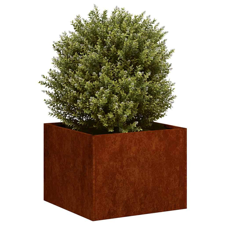 plantekasse rustfarvet 40x40x30 cm forvitringsstål