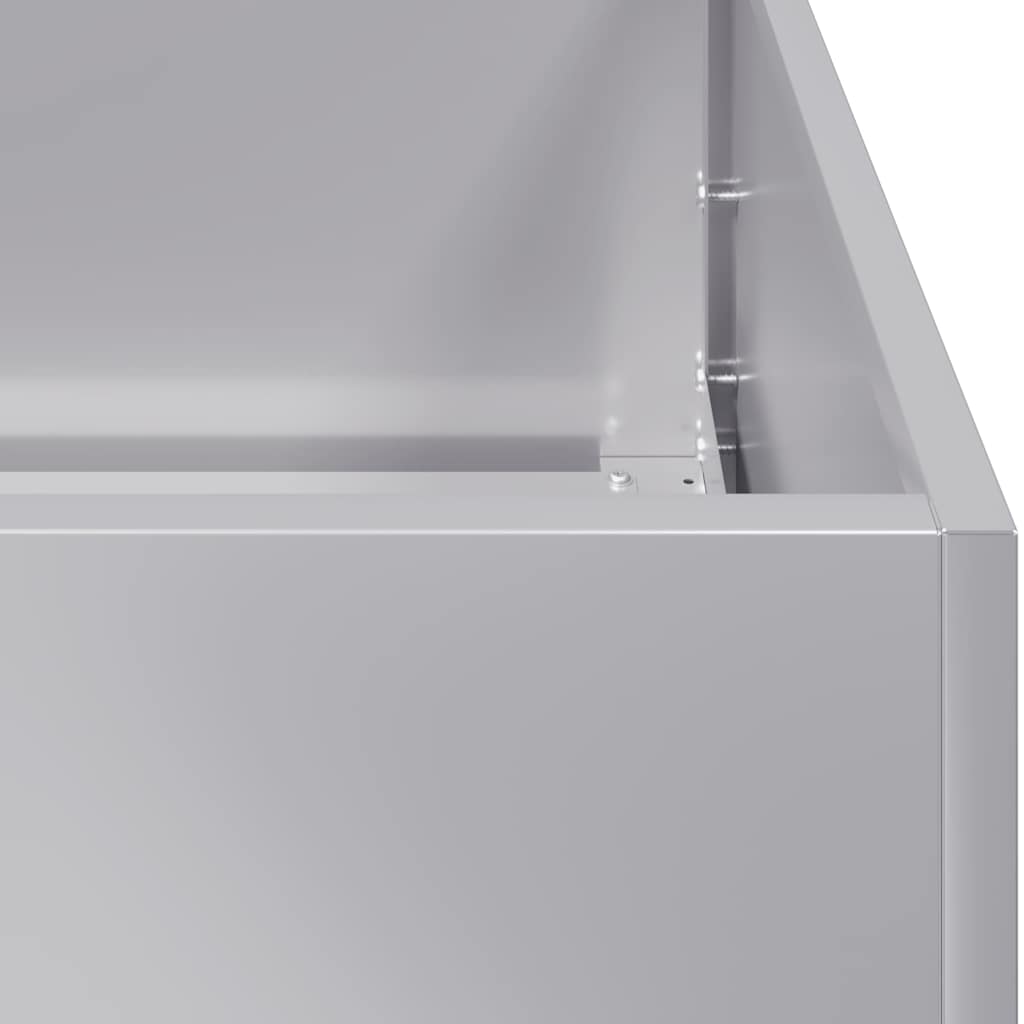 plantekasse 100x100x30 cm galvaniseret stål