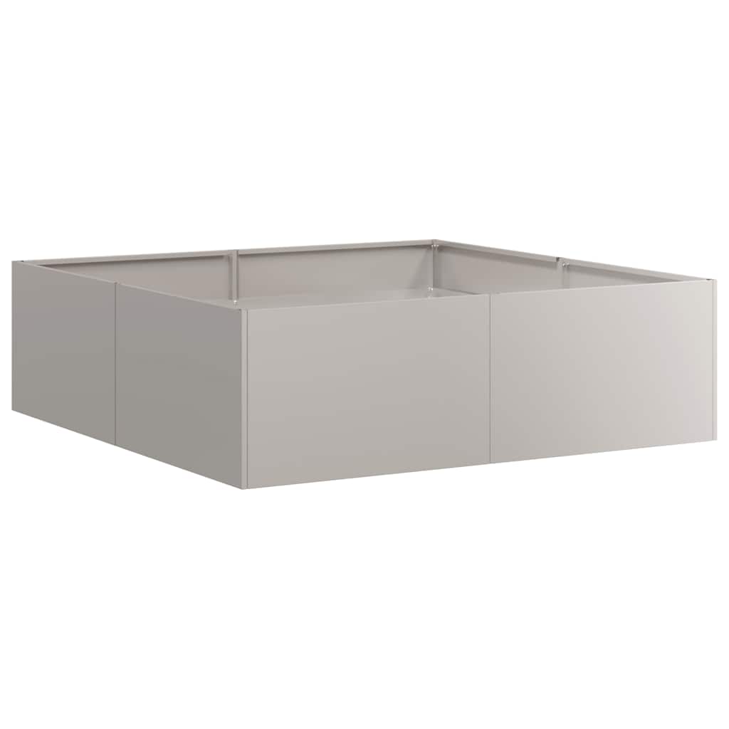 plantekasse rustfarvet 100x100x30 cm forvitringsstål