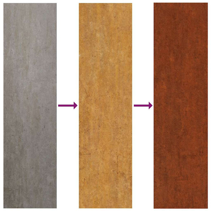 plantekasse rustfarvet 100x100x80 cm forvitringsstål