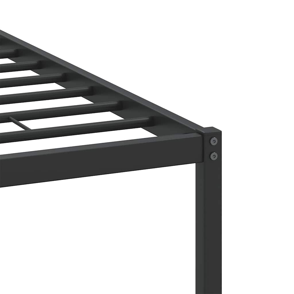 sengeramme 137x190 cm uden madras konstrueret træ røget eg