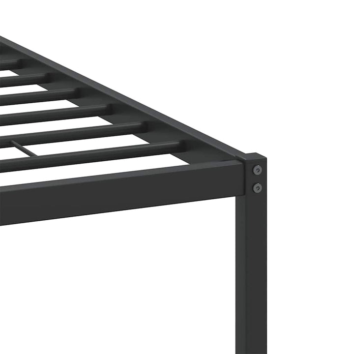 sengeramme 137x190 cm uden madras konstrueret træ røget eg
