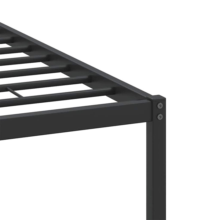 sengeramme 140x190 cm uden madras konstrueret træ røget eg