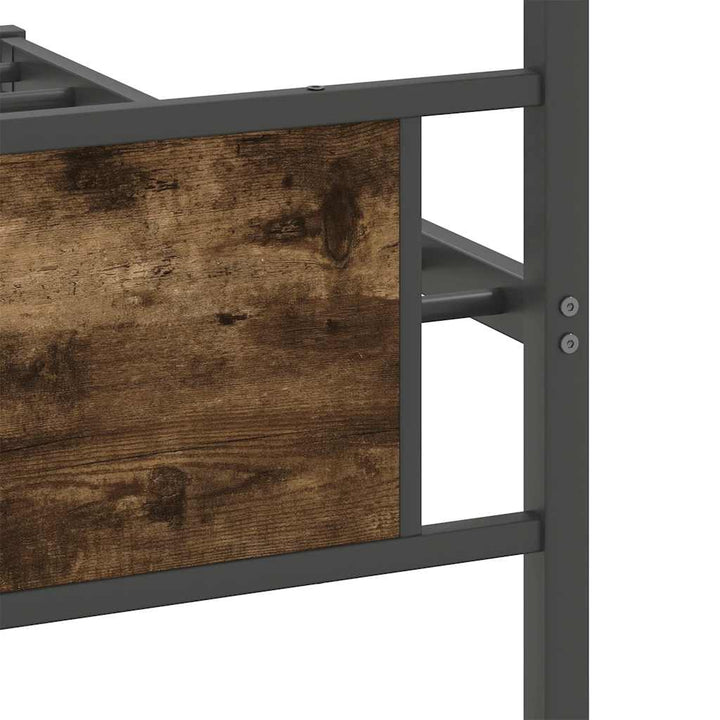 sengeramme 100x190 cm uden madras konstrueret træ røget eg