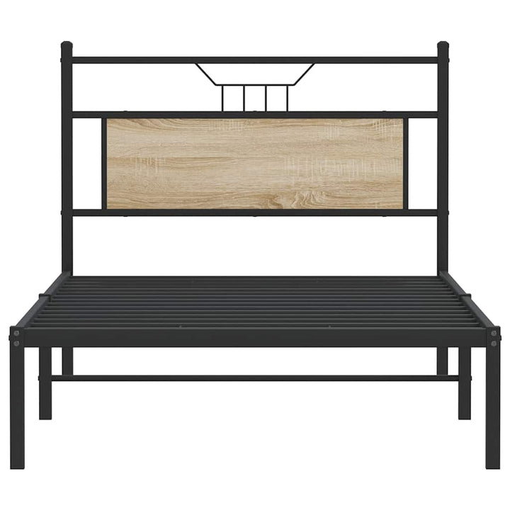sengeramme 100x190 cm uden madras konstrueret træ sonoma-eg