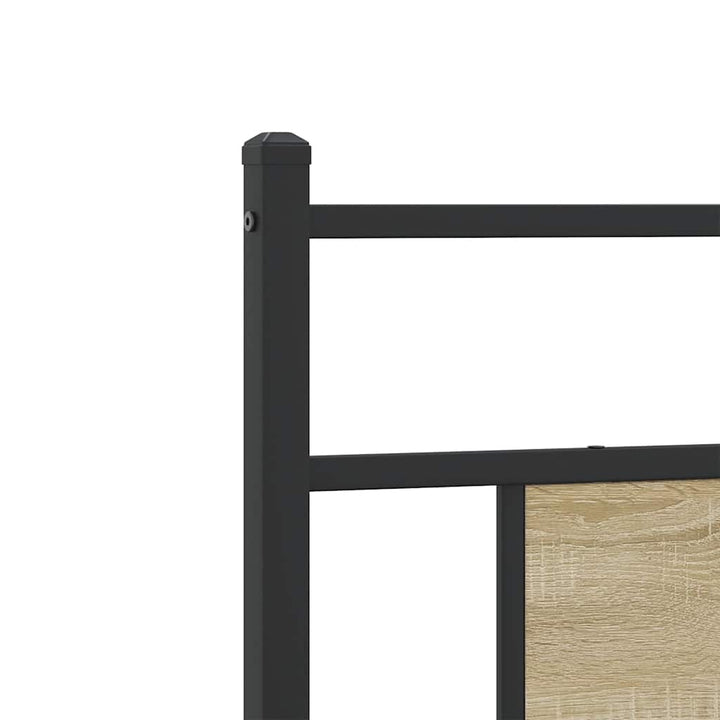 sengeramme uden madras 107x203 cm konstrueret træ sonoma-eg