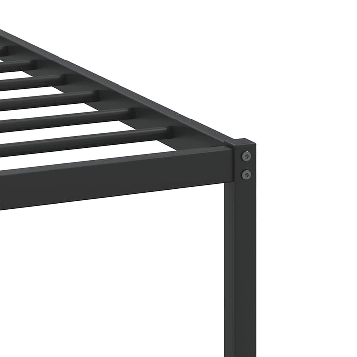 sengeramme 75x190 cm uden madras konstrueret træ brunt eg