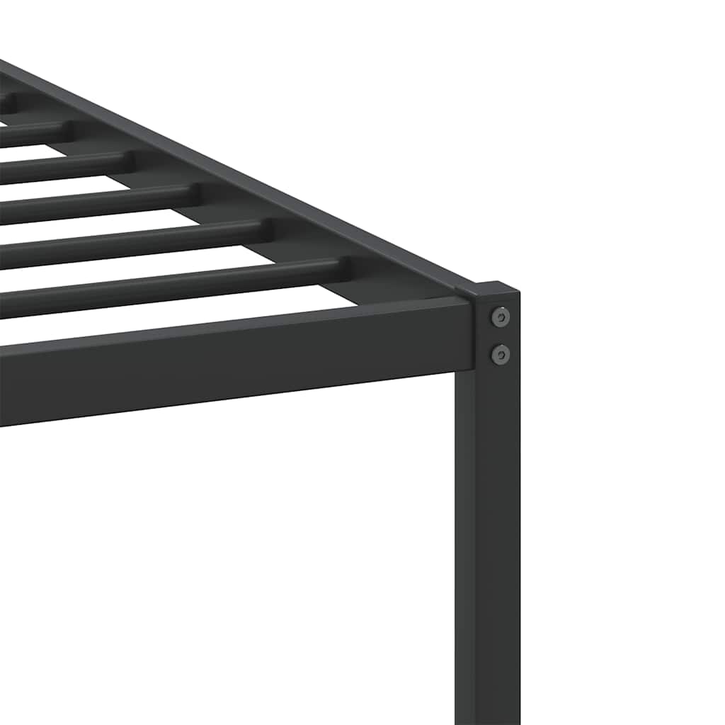 sengeramme 80x200 cm uden madras konstrueret træ brunt eg