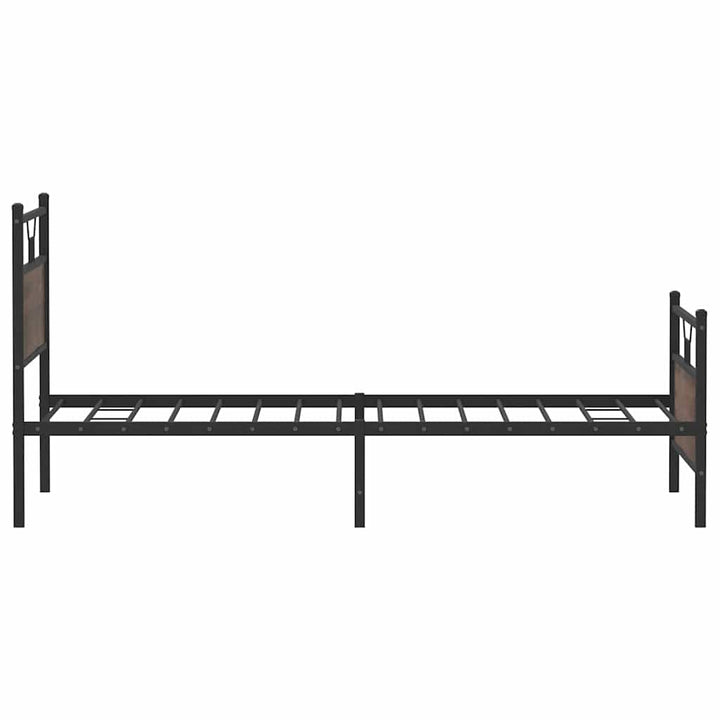 sengeramme uden madras 107x203 cm konstrueret træ brunt eg
