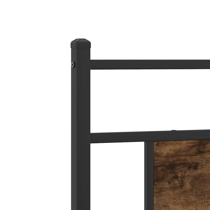 sengeramme 75x190 cm uden madras konstrueret træ røget eg