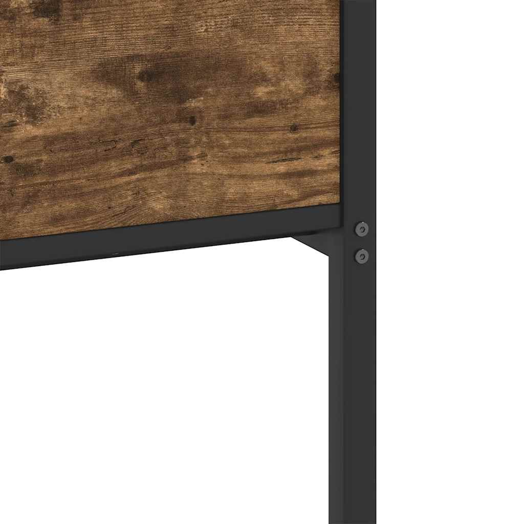 sengeramme 80x200 cm uden madras konstrueret træ røget eg