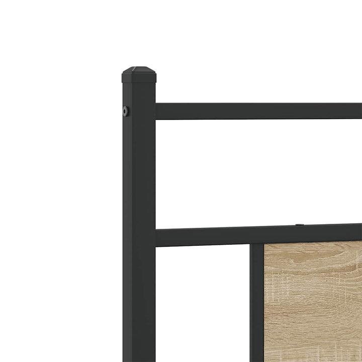 sengeramme 100x200 cm uden madras konstrueret træ sonoma-eg