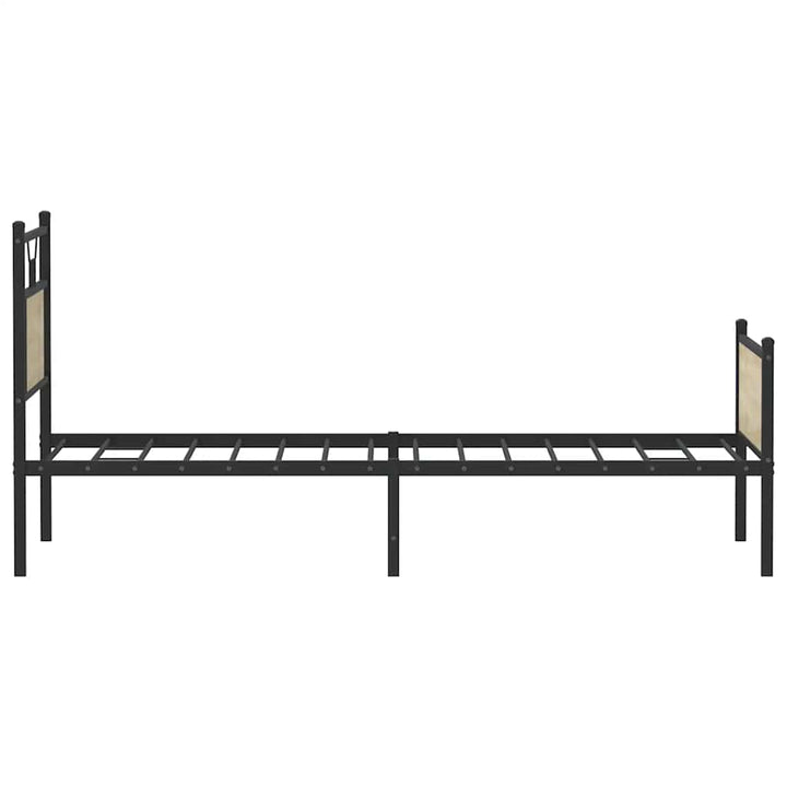 sengeramme 80x200 cm uden madras konstrueret træ sonoma-eg