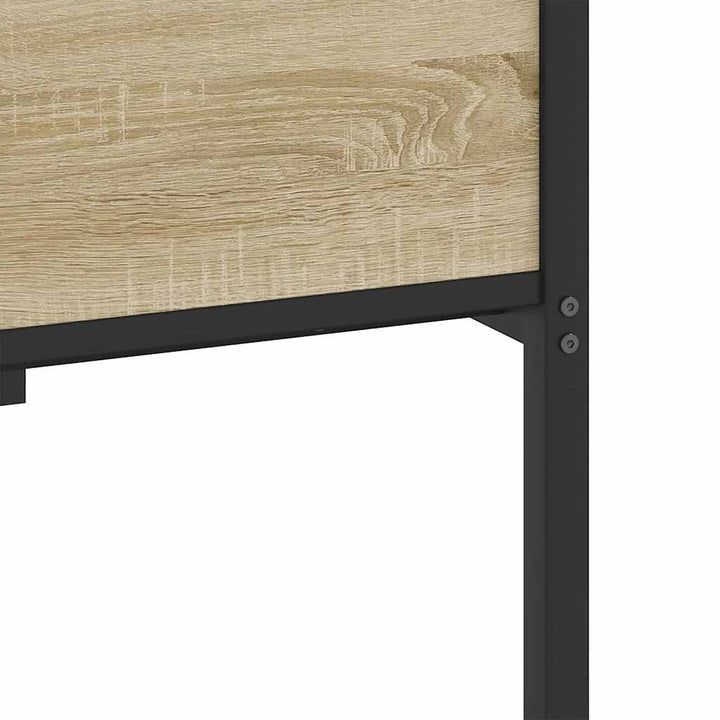 sengeramme 80x200 cm uden madras konstrueret træ sonoma-eg