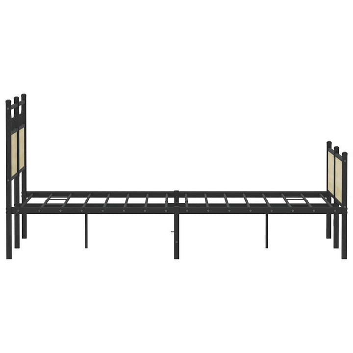 sengeramme 120x200 cm uden madras konstrueret træ sonoma-eg