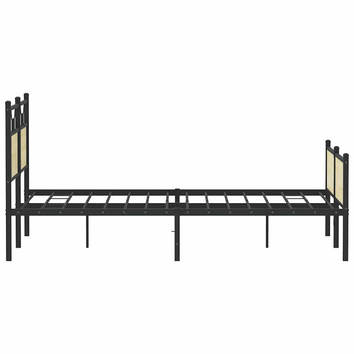 sengeramme 137x190 cm uden madras konstrueret træ sonoma-eg